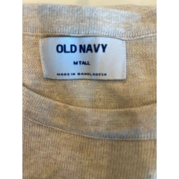 Womens Old Navy Cotton Crewneck Long Sleeve Sweater Size M Tall Cream NWT - Picture 10 of 11